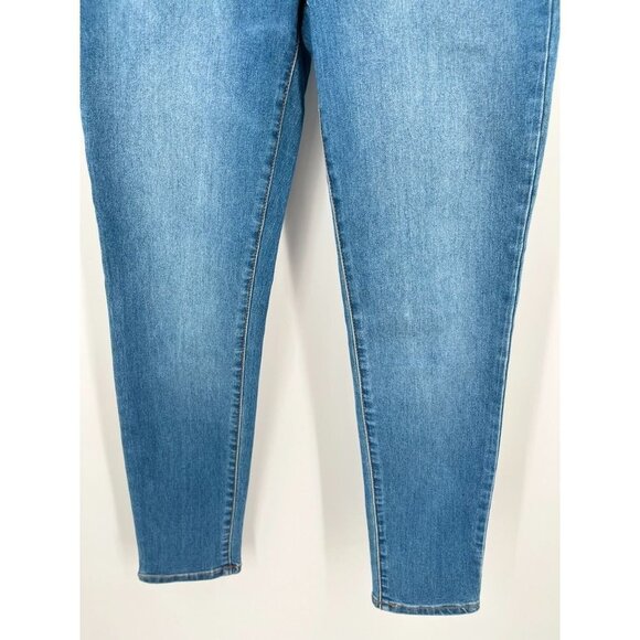 Free People High Rise Stretch Skinny Jeans Light Blue Wash Size 28 - Picture 6 of 12